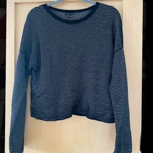 Theory Textured Crop Sweater